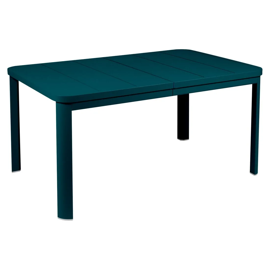 Fermob Oléron OLERON TABLE 2 ALLONGES 155 255X100  02 Bleu Acapulco